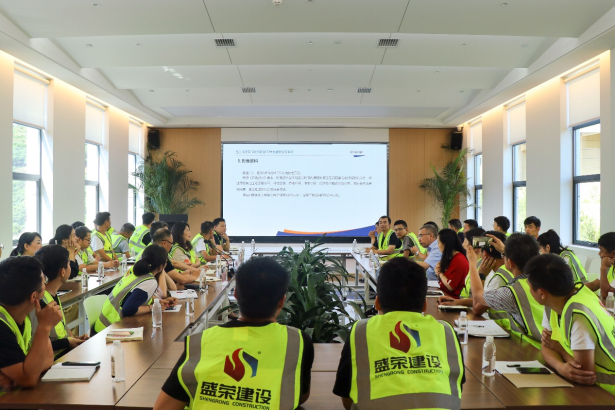 盛荣公司城央壹品项目部联合工会开展党史学习活动